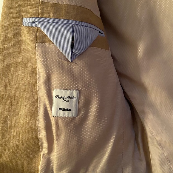 Murano -Baird McNutt Linen Classic Fit Suit Separates Blazer - Picture 2 of 9